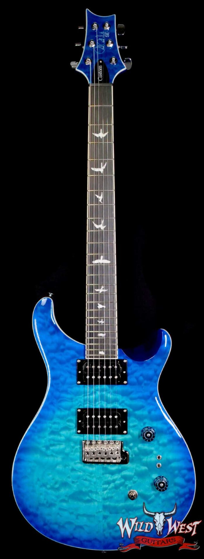 Paul Reed Smith PRS SE Custom 24-08 Quilt Lake Blue 8.25 LBS - Image 1
