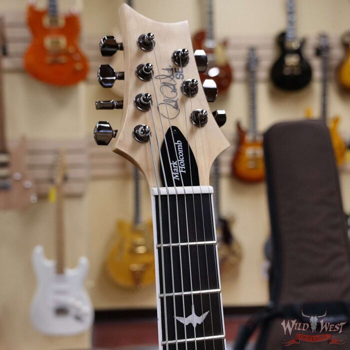 Paul Reed Smith PRS SE Mark Holcomb SVN Signature 7-String Guitar Natural Satin (Walnut Veneer) Blemish - Image 6