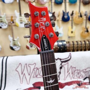 Paul Reed Smith PRS SE Custom 24 Charcoal Cherry Burst 7.40 LBS - Image 5
