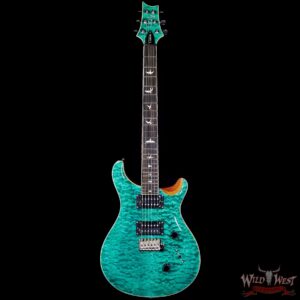 Paul Reed Smith PRS SE Custom 24 Quilt Turquoise F050465 - Image 3
