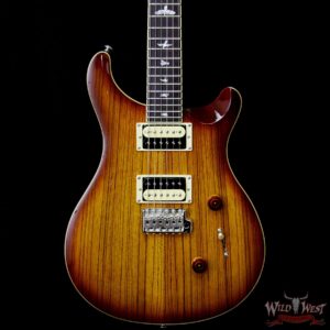 Paul Reed Smith PRS SE Custom 24 Zebrawood Top Rosewood Fingerboard Vintage Sunburst - Image 3