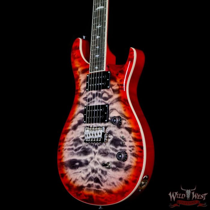 Paul Reed Smith PRS SE Custom 24-08 Quilt Charcoal Cherry Burst 7.90 LBS - Image 2
