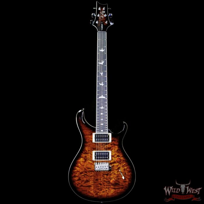 Paul Reed Smith PRS SE Custom 24 Quilt Black Gold Burst F052532 - Image 3