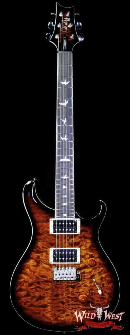 Paul Reed Smith PRS SE Custom 24 Quilt Black Gold Burst F052532