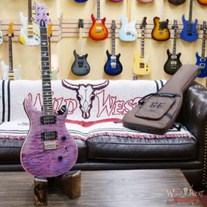 Paul Reed Smith PRS SE Custom 24 Quilt Violet F050720 - Image 4