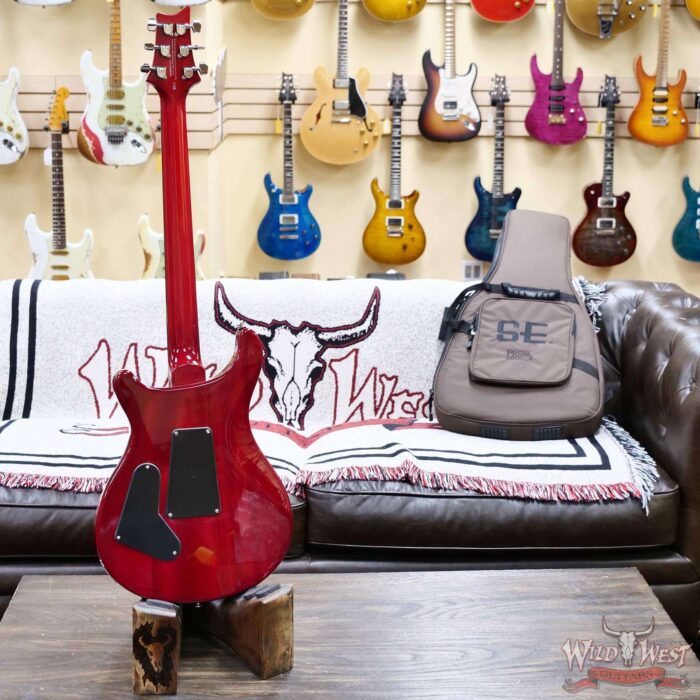 Paul Reed Smith PRS SE Custom 24 “Floyd” Floyd Rose FR Charcoal Cherry Burst 8.00 LBS - Image 7
