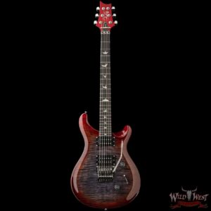 2025 Paul Reed Smith PRS SE Custom 24 “Floyd” Floyd Rose FR Charcoal Cherry Burst 7.85 - Image 2