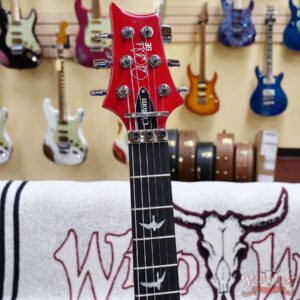 2025 Paul Reed Smith PRS SE Custom 24 “Floyd” Floyd Rose FR Charcoal Cherry Burst 7.85 - Image 4
