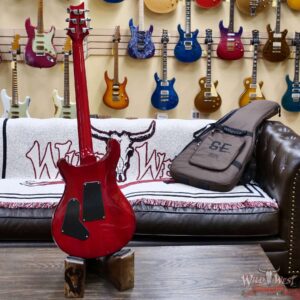 2025 Paul Reed Smith PRS SE Custom 24 “Floyd” Floyd Rose FR Charcoal Cherry Burst 7.85 - Image 6