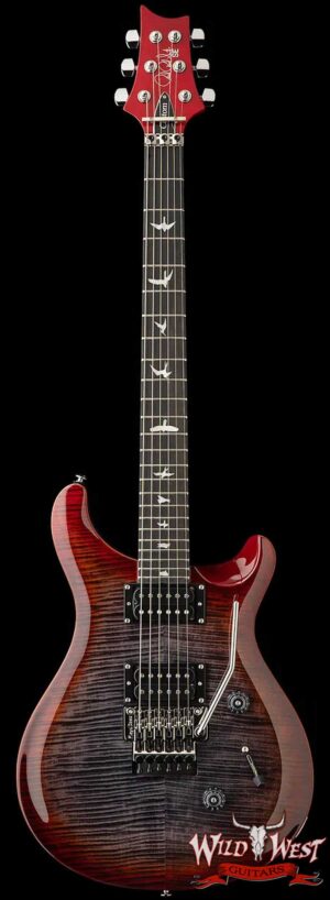 2025 Paul Reed Smith PRS SE Custom 24 “Floyd” Floyd Rose FR Charcoal Cherry Burst 7.85