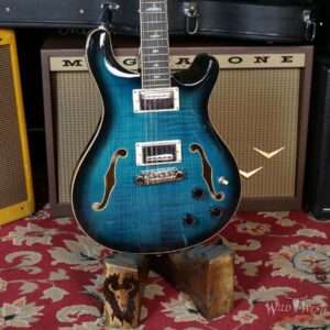 Paul Reed Smith PRS SE Hollowbody II Piezo Peacock Blue Burst D03224 - Image 7