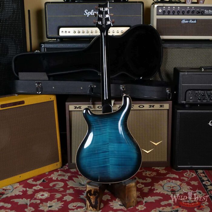 Paul Reed Smith PRS SE Hollowbody II Piezo Peacock Blue Burst D03224 - Image 8