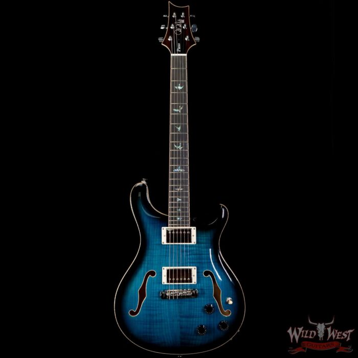 Paul Reed Smith PRS SE Hollowbody II Piezo Peacock Blue Burst D03224 - Image 3