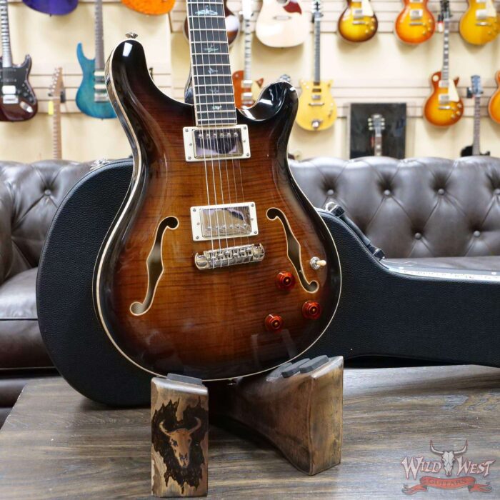 Paul Reed Smith PRS SE Hollowbody II Piezo Black Gold Burst D06837 - Image 6