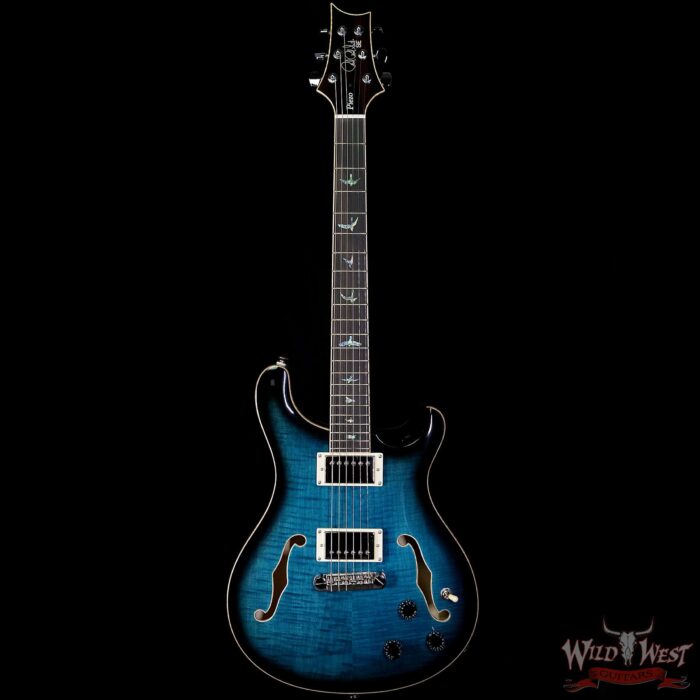 Paul Reed Smith PRS SE Hollowbody II Piezo Peacock Blue Burst - Image 3