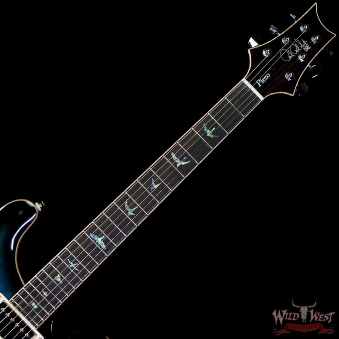 Paul Reed Smith PRS SE Hollowbody II Piezo Peacock Blue Burst - Image 4
