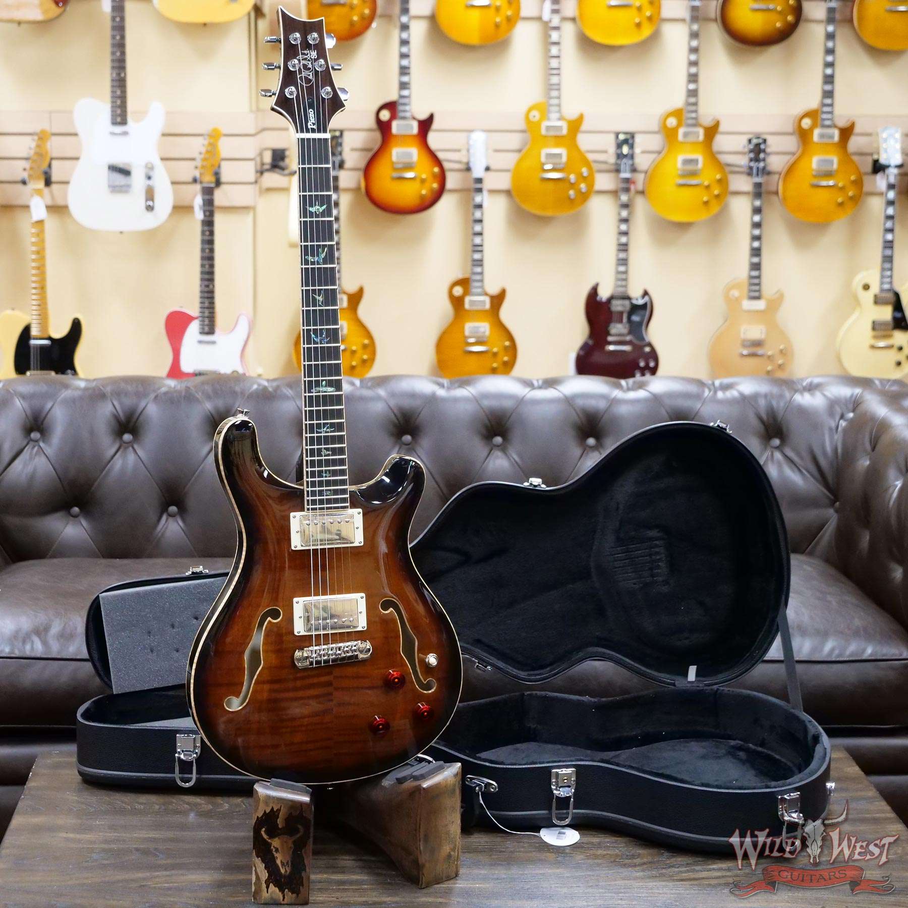 prs-se-hbiipiezo-d02680-d1__wwg.jpg Paul Reed Smith PRS SE Hollowbody II Piezo Black Gold Burst - Image 5