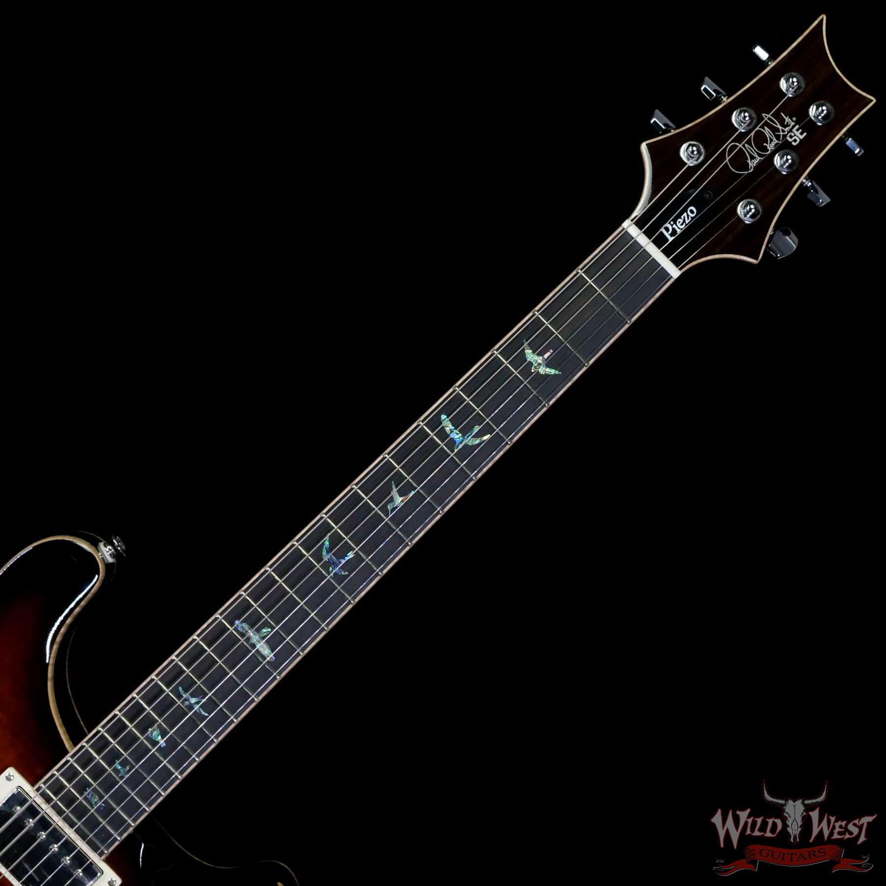 prs-se-hbiipiezo-d02680-nf__wwg.jpg Paul Reed Smith PRS SE Hollowbody II Piezo Black Gold Burst - Image 4