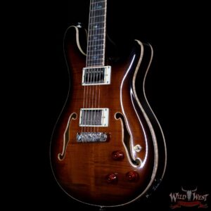 Paul Reed Smith PRS SE Hollowbody II Piezo Black Gold Burst - Image 2