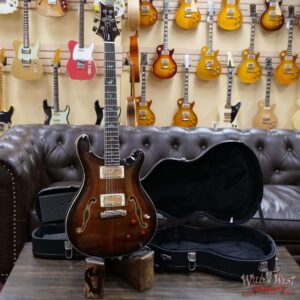 Paul Reed Smith PRS SE Hollowbody II Piezo Black Gold Burst - Image 4