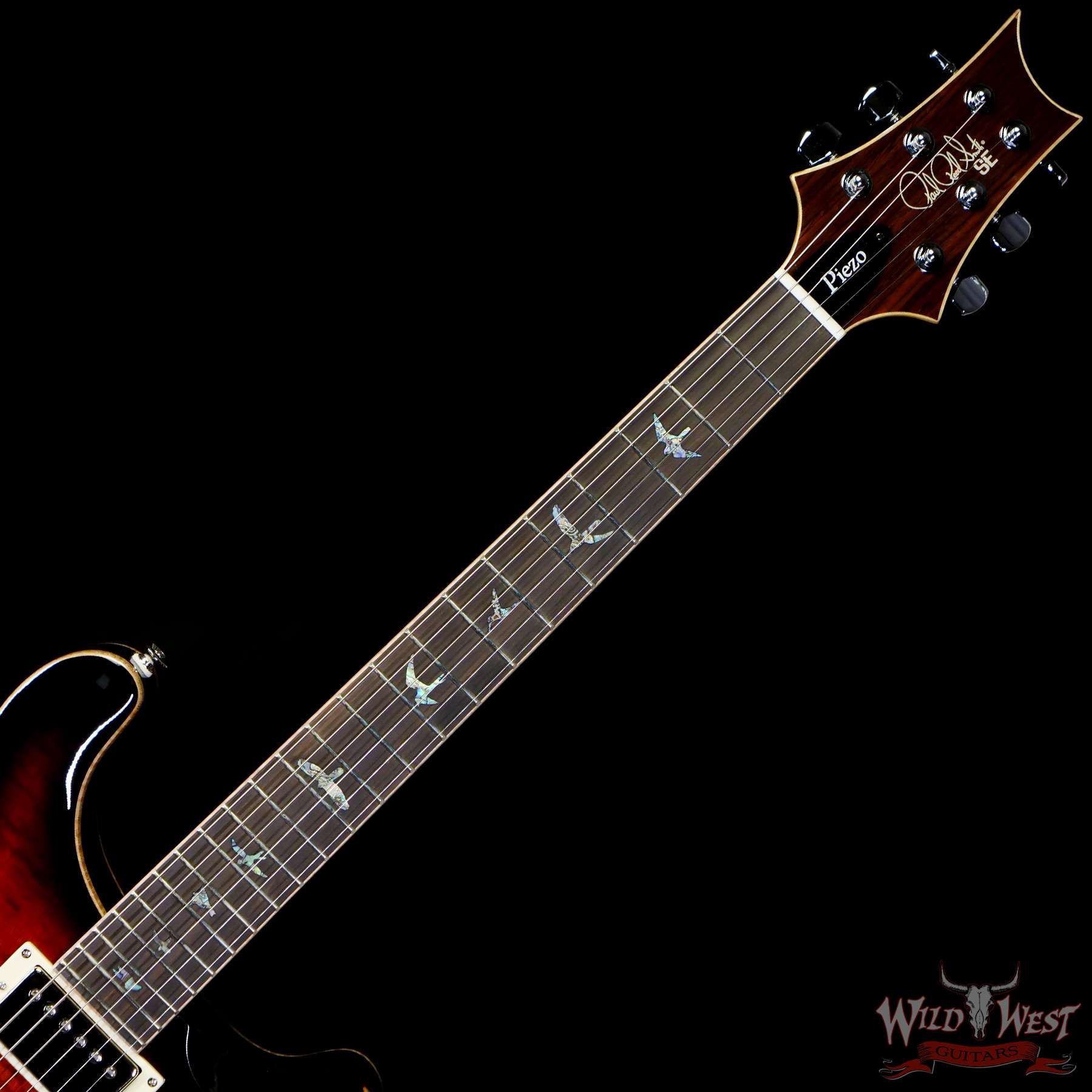 prs-se-hbipiezo-bgb-f14592-c2__wwg.jpg Paul Reed Smith PRS SE Hollowbody II Piezo Black Gold Burst F14592 - Image 4