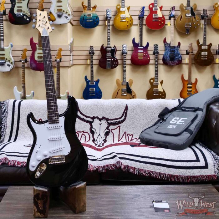 2025 Paul Reed Smith PRS SE Series Silver Sky Rosewood Lefty Piano Black 7.45 LBS - Image 7