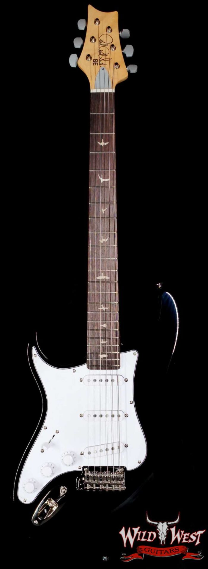 2025 Paul Reed Smith PRS SE Series Silver Sky Rosewood Lefty Piano Black 7.45 LBS - Image 1