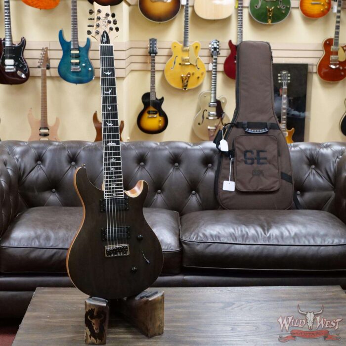Paul Reed Smith PRS SE Mark Holcomb SVN Signature 7-String Guitar Natural Satin (Walnut Veneer) - Image 4