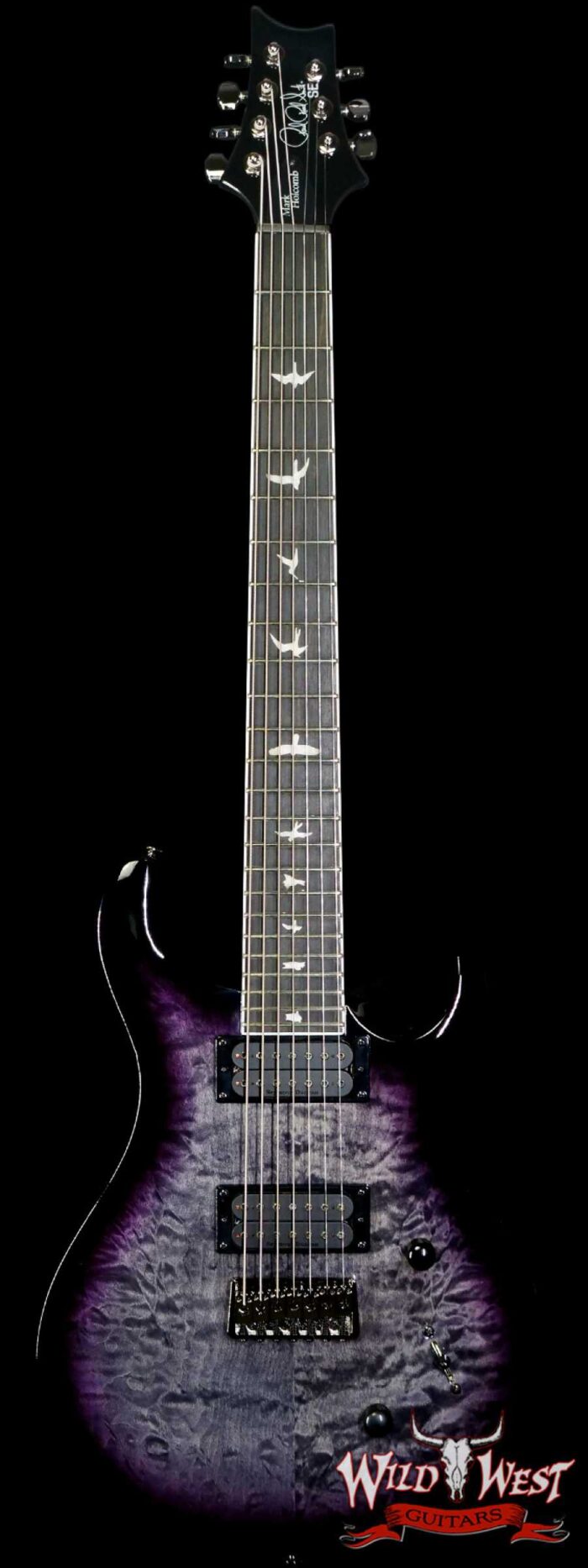 Paul Reed Smith PRS SE Mark Holcomb SVN Signature 7-String Guitar Holcomb Burst (Quilted Maple Veneer) - Image 1