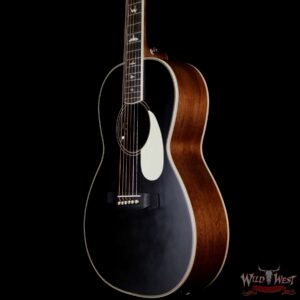 Paul Reed Smith PRS SE P20E Parlor-Sized Electric-Acoustic Guitar Black Top - Image 2