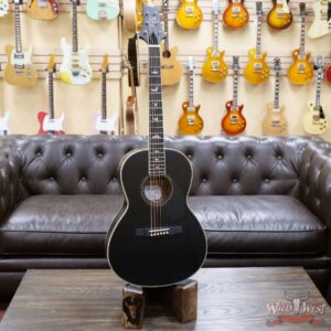 Paul Reed Smith PRS SE P20E Parlor-Sized Electric-Acoustic Guitar Charcoal - Image 4