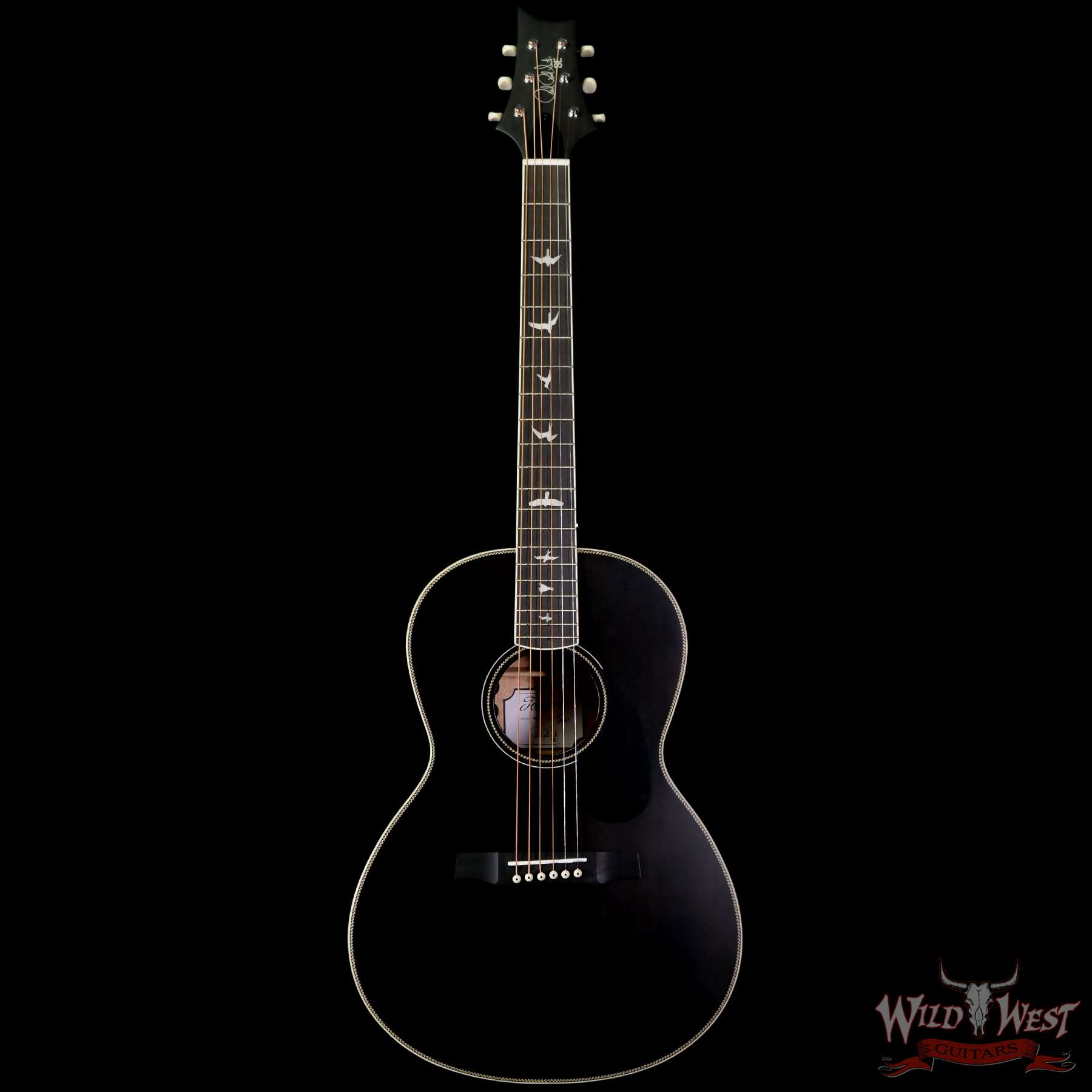 prs-se-p20e-charcoal-d04323-f__wwg.jpg Paul Reed Smith PRS SE P20E Parlor-Sized Electric-Acoustic Guitar Charcoal - Image 3