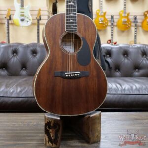 Paul Reed Smith PRS SE P20E Parlor-Sized Electric-Acoustic Guitar Vintage Mahogany - Image 6