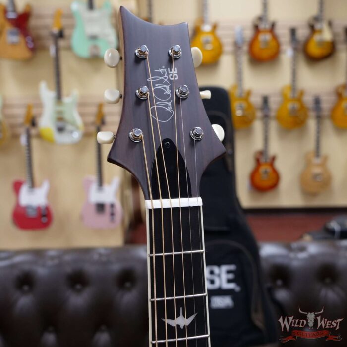 Paul Reed Smith PRS SE P20E Parlor-Sized Electric-Acoustic Guitar Vintage Mahogany - Image 5
