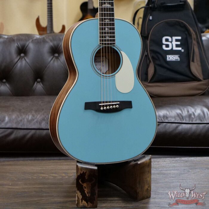 Paul Reed Smith PRS SE P20E Eletric-Acoustic Guitar Mahogany Ebony Fingerboard Powder Blue - Image 6
