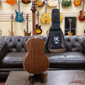 Paul Reed Smith PRS SE P20E Eletric-Acoustic Guitar Mahogany Ebony Fingerboard Powder Blue - Image 7