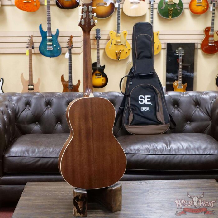 Paul Reed Smith PRS SE P20E Eletric-Acoustic Guitar Mahogany Ebony Fingerboard Powder Blue - Image 7