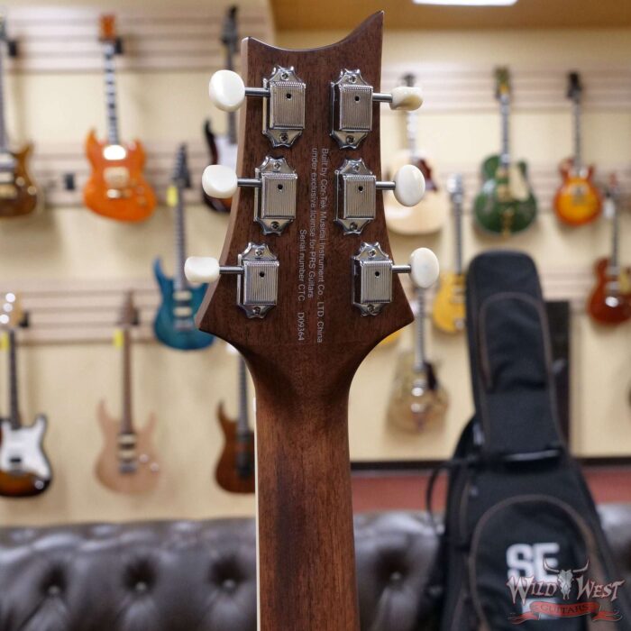 Paul Reed Smith PRS SE P20E Eletric-Acoustic Guitar Mahogany Ebony Fingerboard Powder Blue - Image 8
