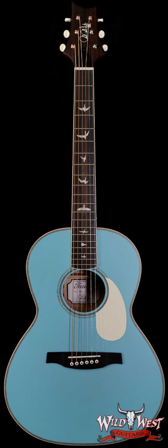 Paul Reed Smith PRS SE P20E Eletric-Acoustic Guitar Mahogany Ebony Fingerboard Powder Blue - Image 1