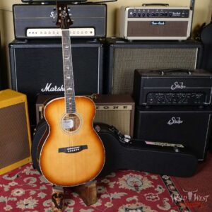 Paul Reed Smith PRS SE T40E Electric-Acoustic Solid Sitka Spruce with Ovangkol Tobacco Burst D08438 - Image 4
