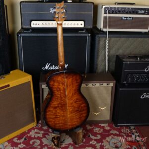 Paul Reed Smith PRS SE T55E Electric-Acoustic Guitar Quilted Maple Back and Side Black Gold Burst - Image 7