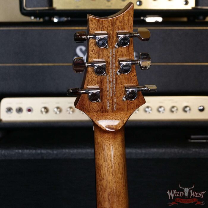 Paul Reed Smith PRS SE T55E Electric-Acoustic Guitar Quilted Maple Back and Side Black Gold Burst - Image 8