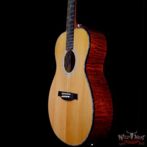 Paul Reed Smith PRS SE T55E Electric-Acoustic Guitar Quilted Maple Back and Side Black Gold Burst - Image 2