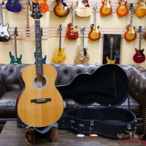 Paul Reed Smith PRS SE T55E Electric-Acoustic Guitar Quilted Maple Back and Side Black Gold Burst - Image 5