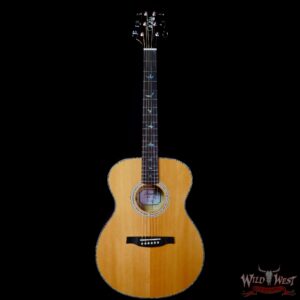 Paul Reed Smith PRS SE T55E Electric-Acoustic Guitar Quilted Maple Back and Side Black Gold Burst - Image 3