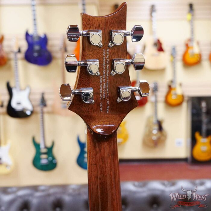 Paul Reed Smith PRS SE T55E Electric-Acoustic Guitar Quilted Maple Back and Side Black Gold Burst - Image 9