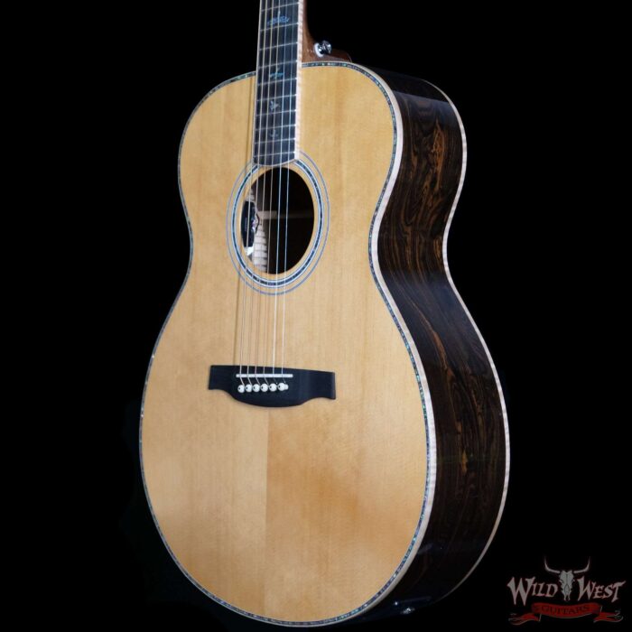 Paul Reed Smith PRS SE T60E Electric-Acoustic Solid Sitka Spruce Top Ziricote Natural Back & Side Flame Maple Binding - Image 2