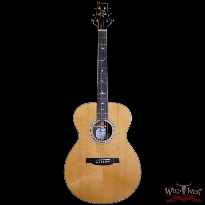 Paul Reed Smith PRS SE T60E Electric-Acoustic Solid Sitka Spruce Top Ziricote Natural Back & Side Flame Maple Binding - Image 3