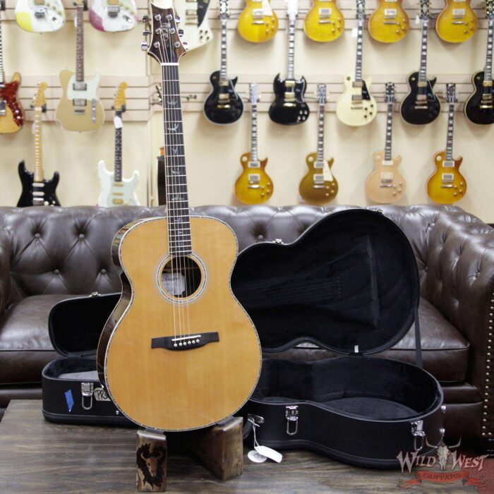 Paul Reed Smith PRS SE T60E Electric-Acoustic Solid Sitka Spruce with Ziricote Natural - Image 10