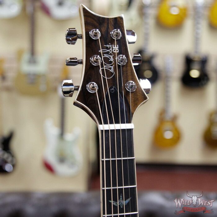Paul Reed Smith PRS SE T60E Electric-Acoustic Solid Sitka Spruce with Ziricote Natural - Image 6